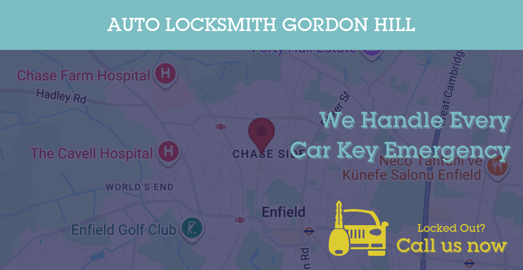 Auto Locksmith Services in Gordon Hill - EN postcode