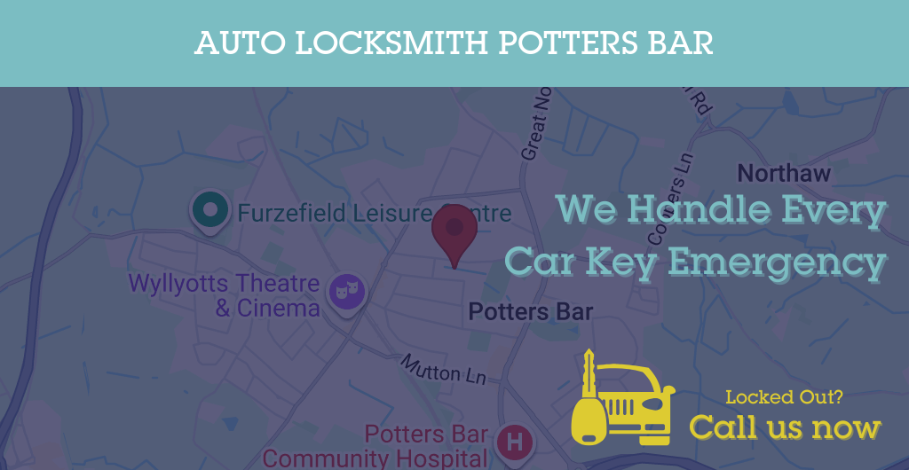 Auto Locksmith Services in Potters Bar - EN postcode